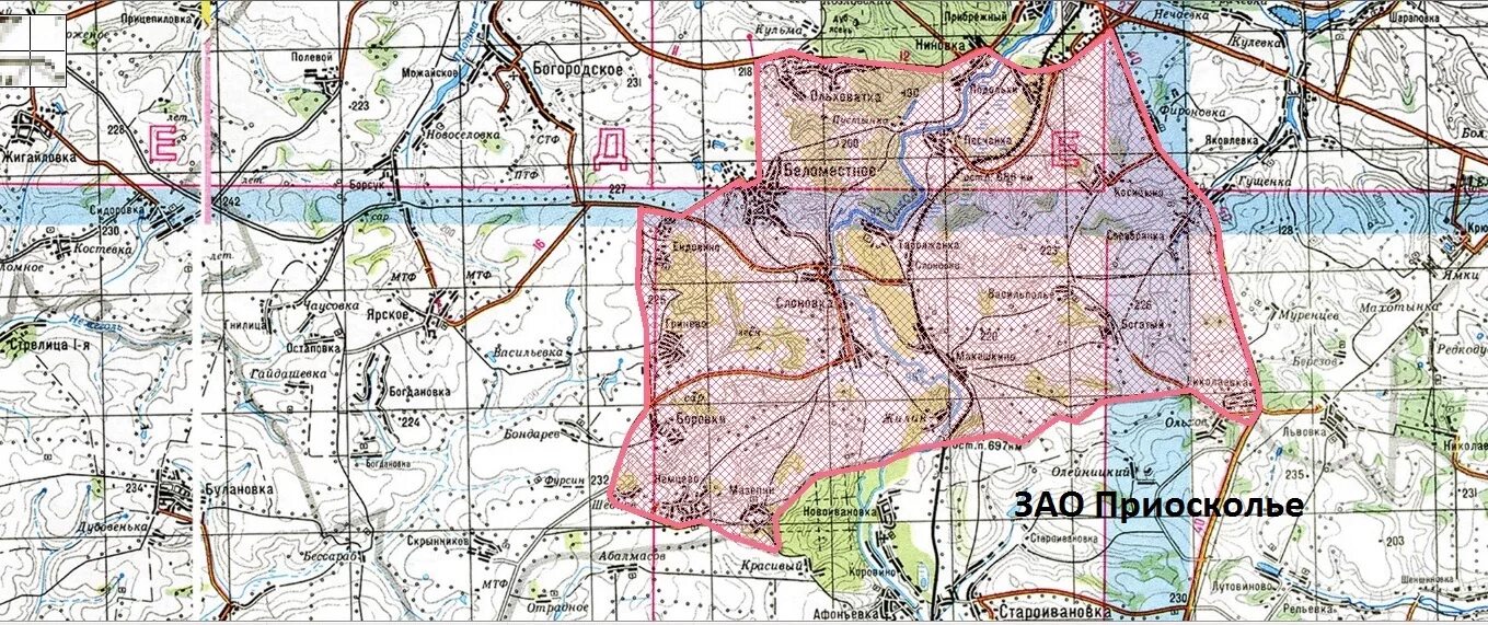 Карта корочанского белгородской. Карта охотугодий Белгородской области. Белгород охотничье угодье. Карта Новооскольского района Белгородской области. Село Отрадное Белгородская область на карте.