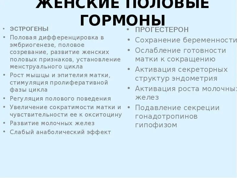 Эстрогены функции гормона. Женские половые гормоны. Физиологические функции эстрогенов. Функция эстрогенов в женском организме. Низкий прогестерон симптомы