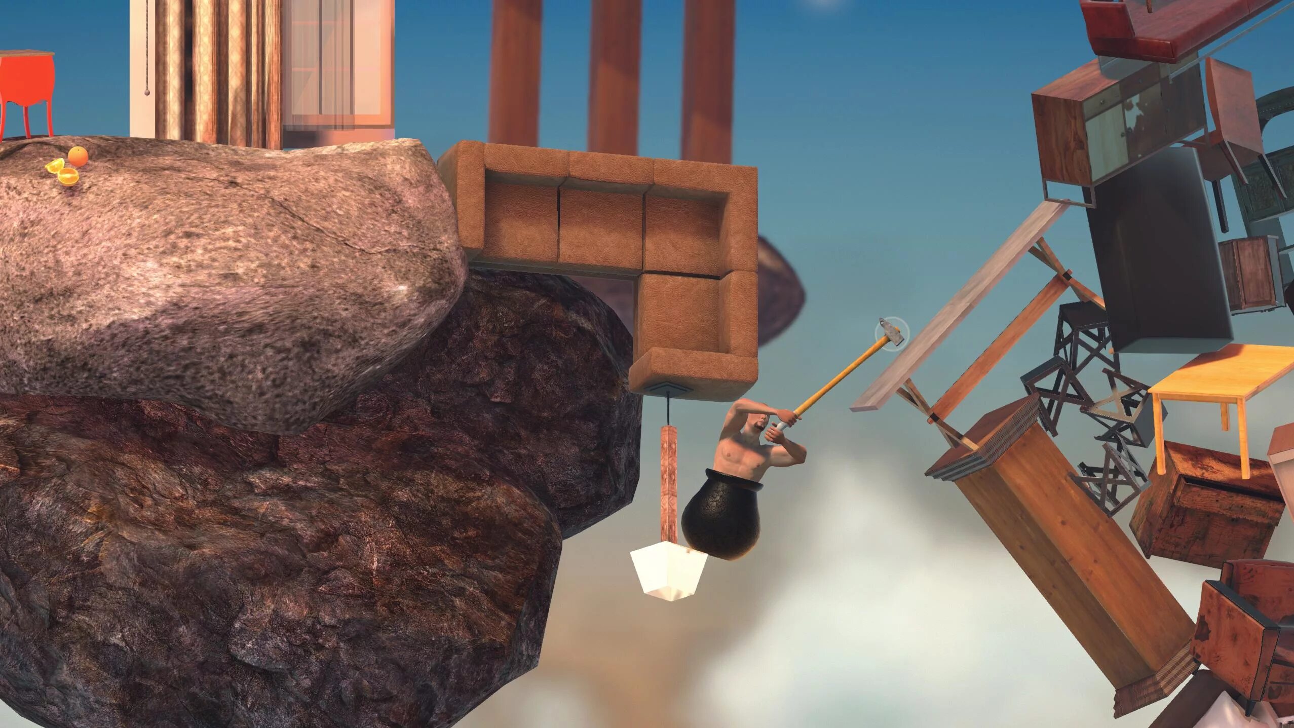 Игры молота 2024. Игра геттинг овер. Игра getting over it with Bennett Foddy. Getting over it with Bennett Foddy 2. Getting over it Bennett Foddy.