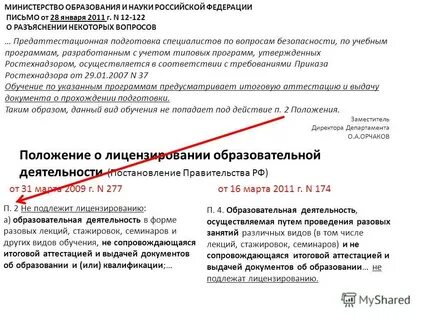 Подлежит ли лицензированию