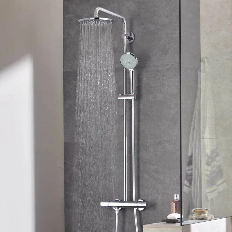 Термостатическая душевая стойка. 27922000 Grohe Tempesta Cosmopolitan. Душевая стойка Grohe Euphoria XXL System 210 27964000. Душевая система Grohe 27964000 Euphoria XXL System. Душевая система Grohe Tempesta New Cosmopolitan 27922000.