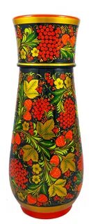 Ваза хохлома