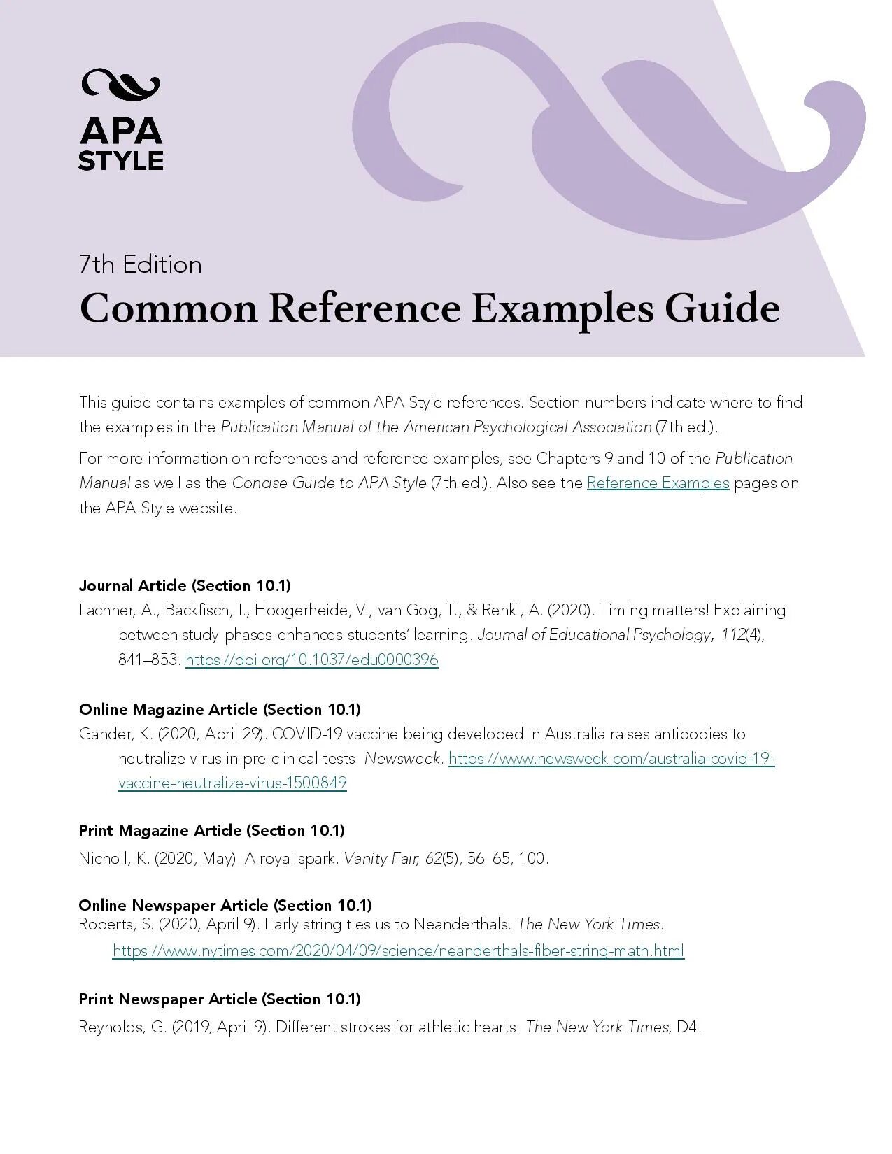 Apa style references. Apa 7 Style. Apa 7th Edition. Apa 7 references. Apa Style Guide 7th Edition.