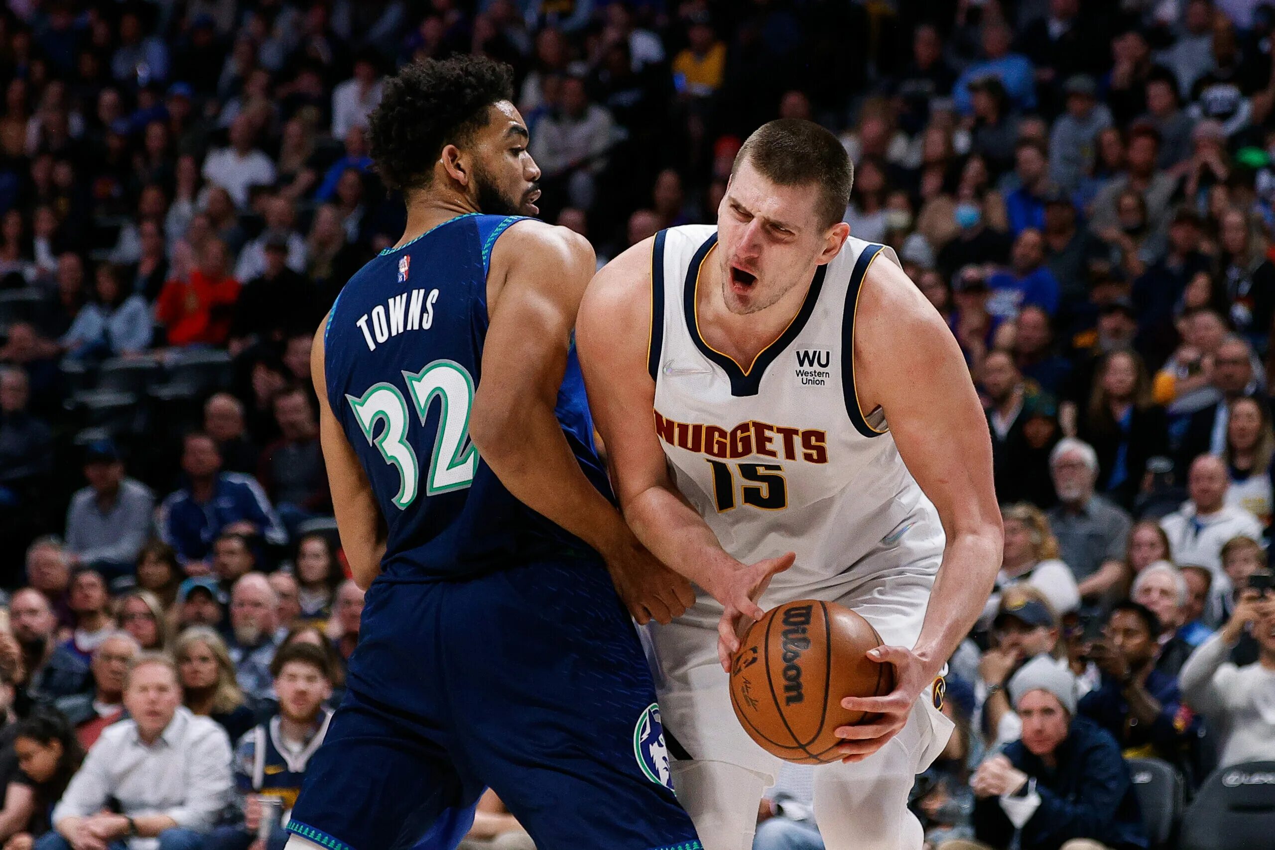 Nuggets vs timberwolves