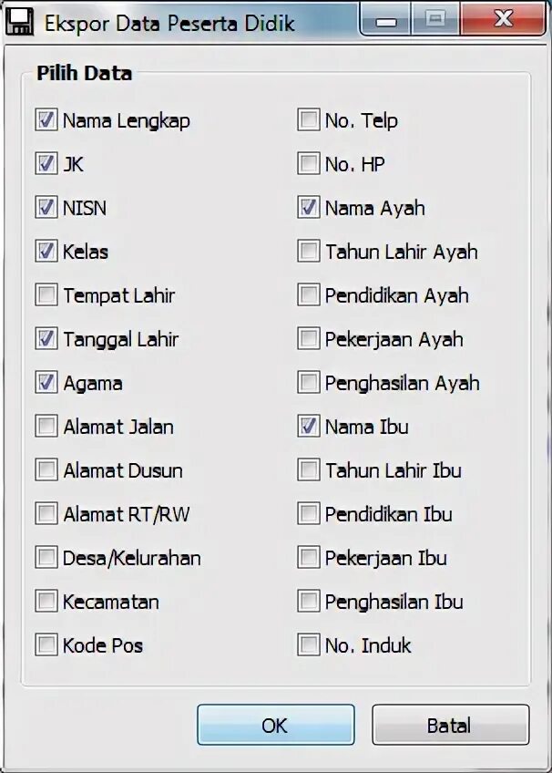 G menu. G menu