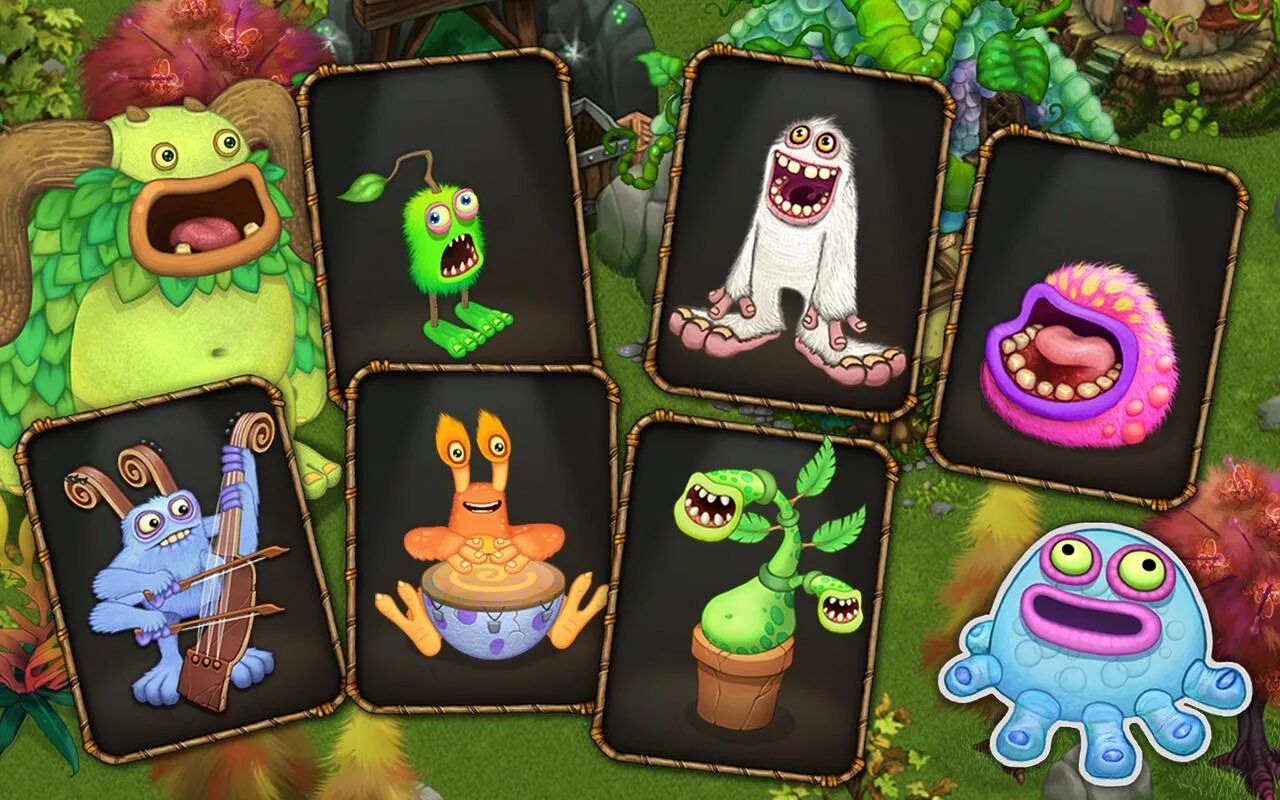 Взломанный my singing monsters последняя версия. Игра my singing Monsters. My singing Monsters монстры. My singing Monsters карточки монстров. Игрушки mi singing Monsters.