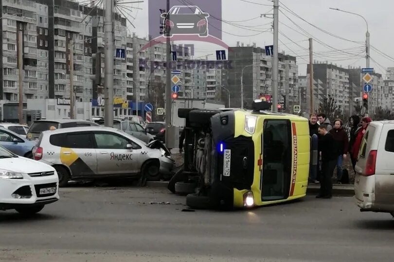 Водитель такси авария