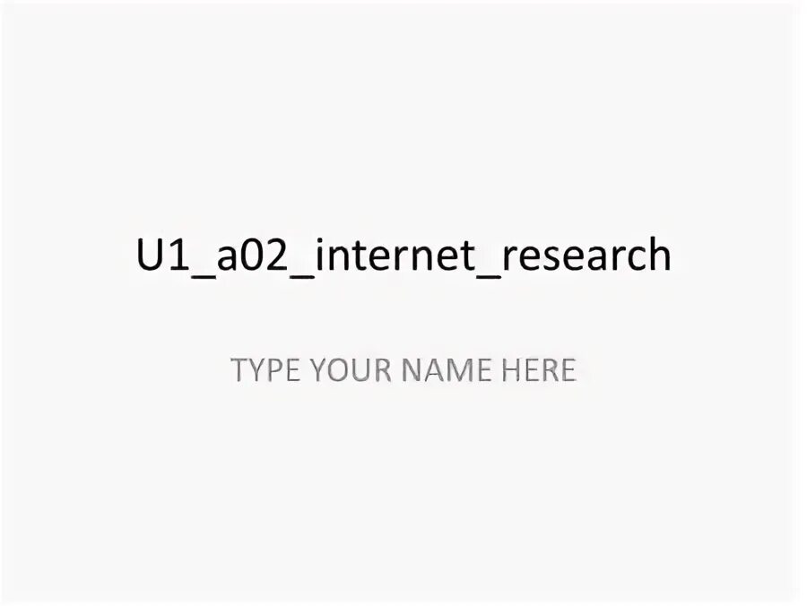 Please type. Please type