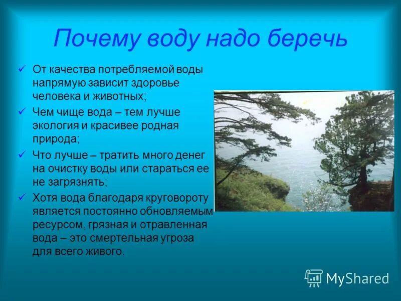 Сообщение почему 2 о. Почему нужно беречь воду. Почему надо беречь воду. Береги воду доклад. Доклад почему надо беречь воду.