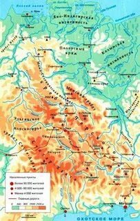 Яно индигирская низменность на карте