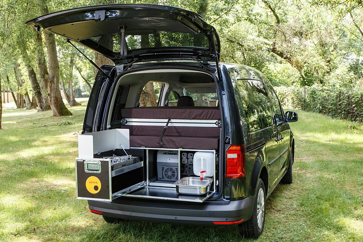 Camping box. Фольксваген Кадди кемпер. Фольксваген Кадди кемпинг. Кемпер из Caddy. Volkswagen Caddy автодом.