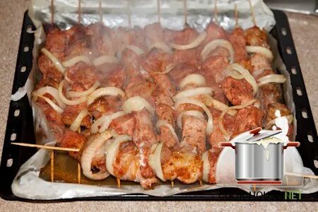 Рецепт приготовления шашлыка в духовке