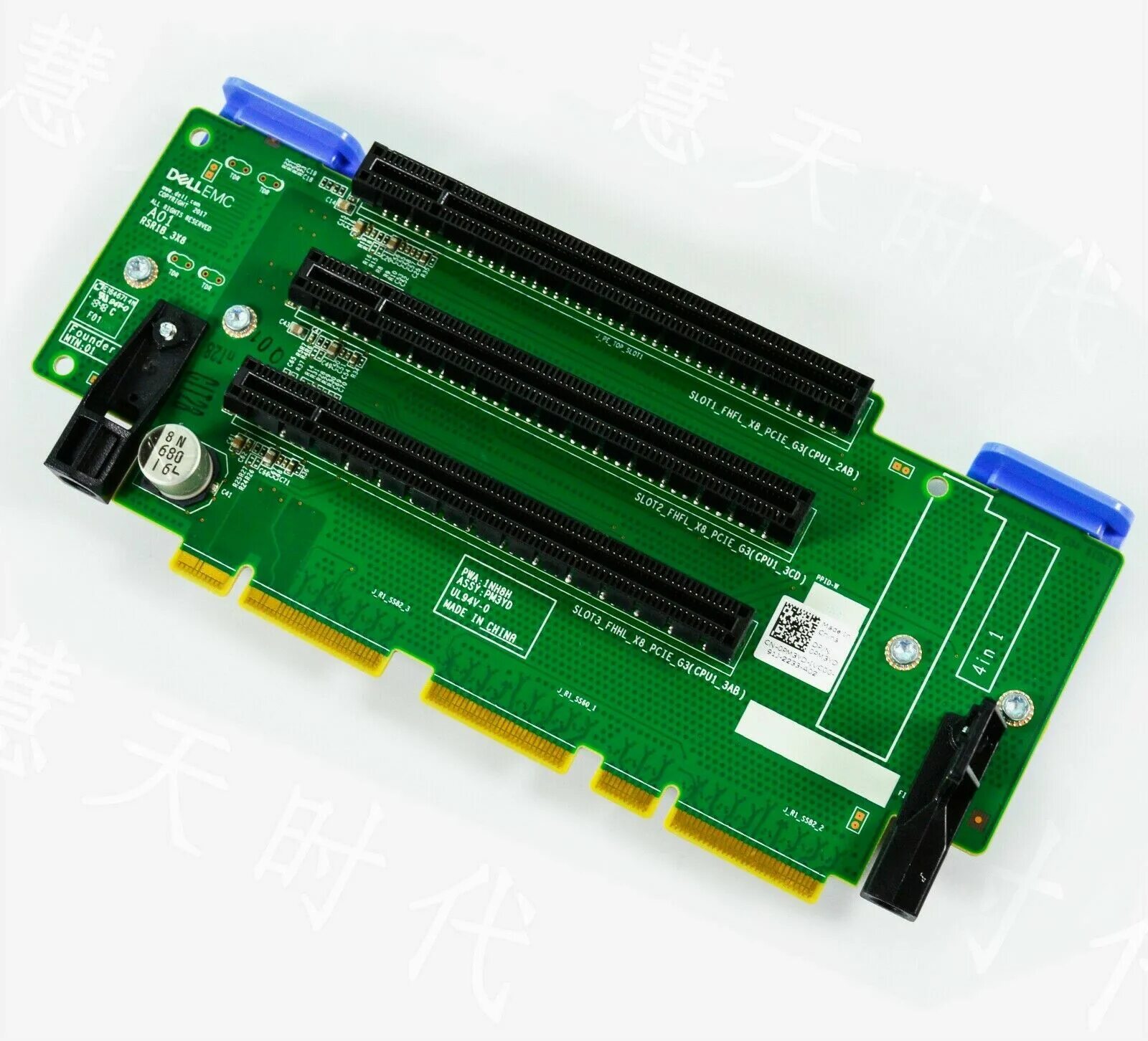 Pci r. Dell 740xd. 330-bbey, переходник dell pe r730  r730xd pcie riser 1, right alternate,3 x8 pcie slots, cuskit with 2 proces,.