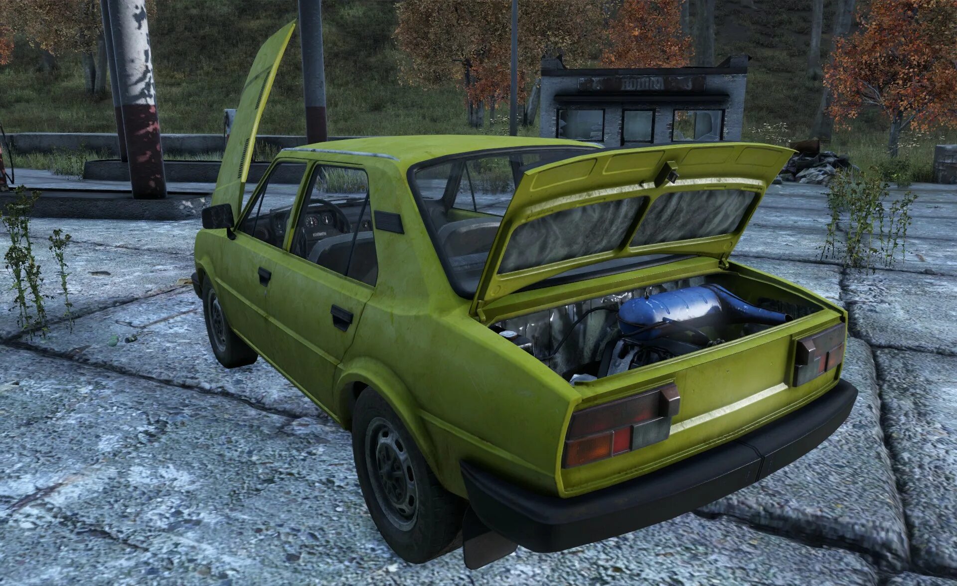 Автомобиль дейза. Dayz волга. Sarka 120 skoda. Гюнтер dayz какая машина. Автомобиль дейза.