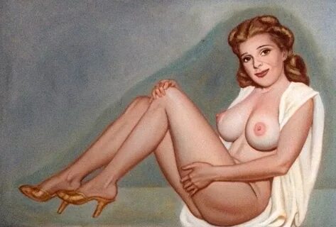 Nude Busty Pin Ups.