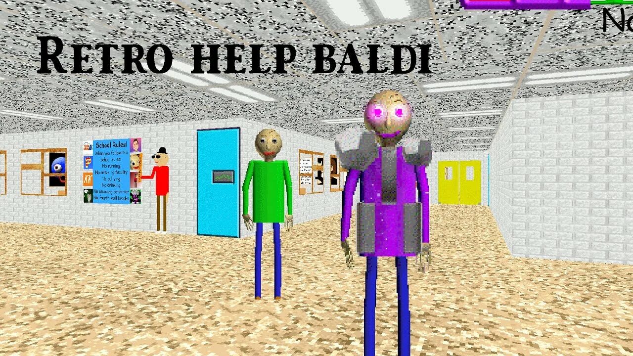 Retro helps Baldi. Retro the Baldi. Baldis Basics helps Retro. Playtime helps Baldi. Baldi s basics моды