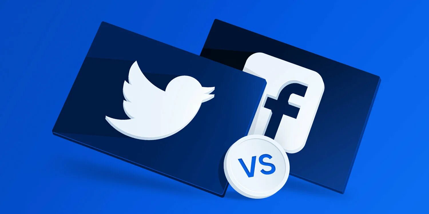 Facebook и twitter. Facebook vs twitter. твиттер против фейсбука. фейсбук против твиттера. vs twitter.