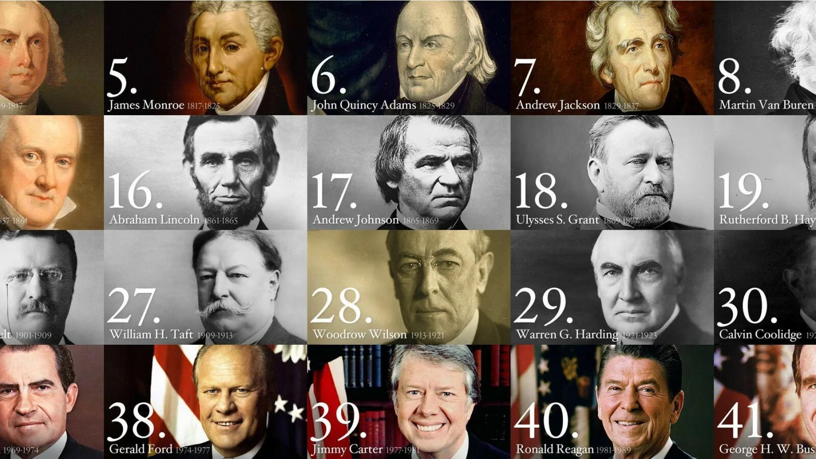 Сколько вице президентов. 44 Президента США фамилия.