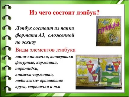 Результативность использования лэпбука