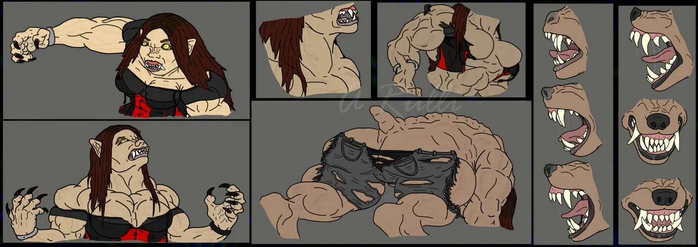 Werewolf transformation