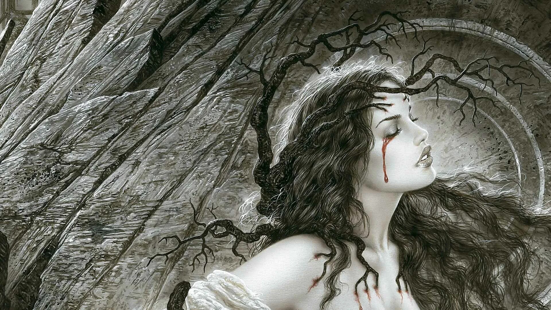 Луис Ройо. Луис Ройо (Luis Royo). Луис Ройо ангел. Луис Ройо воительницы. Три демона дали мне имя лилит