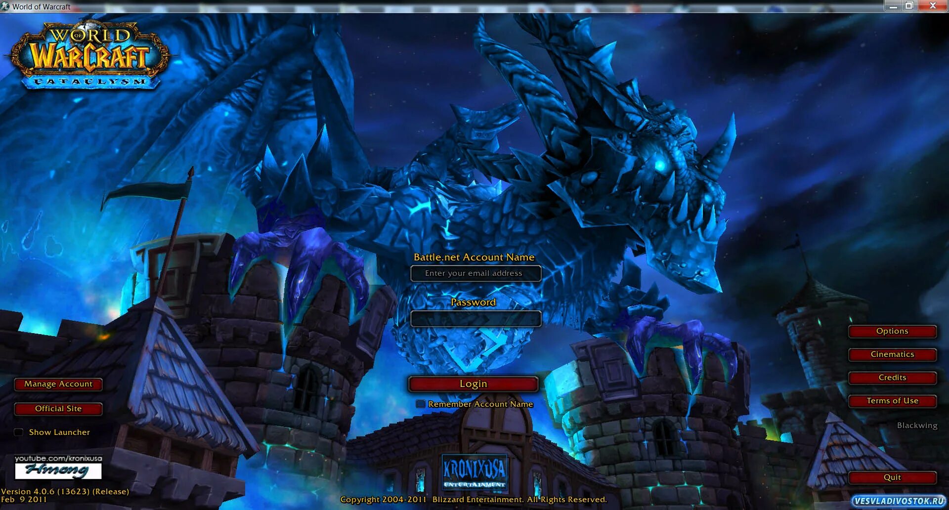 Поставь катаклизм. World of Warcraft главное меню. Варкрафт загрузочные экраны. World of Warcraft login Screen. Варкрафт 3.3.5.
