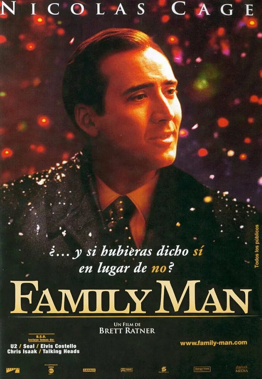 Смотрим семьянин 2000. Семьянин the Family man, 2000. Николас Кейдж семьянин.