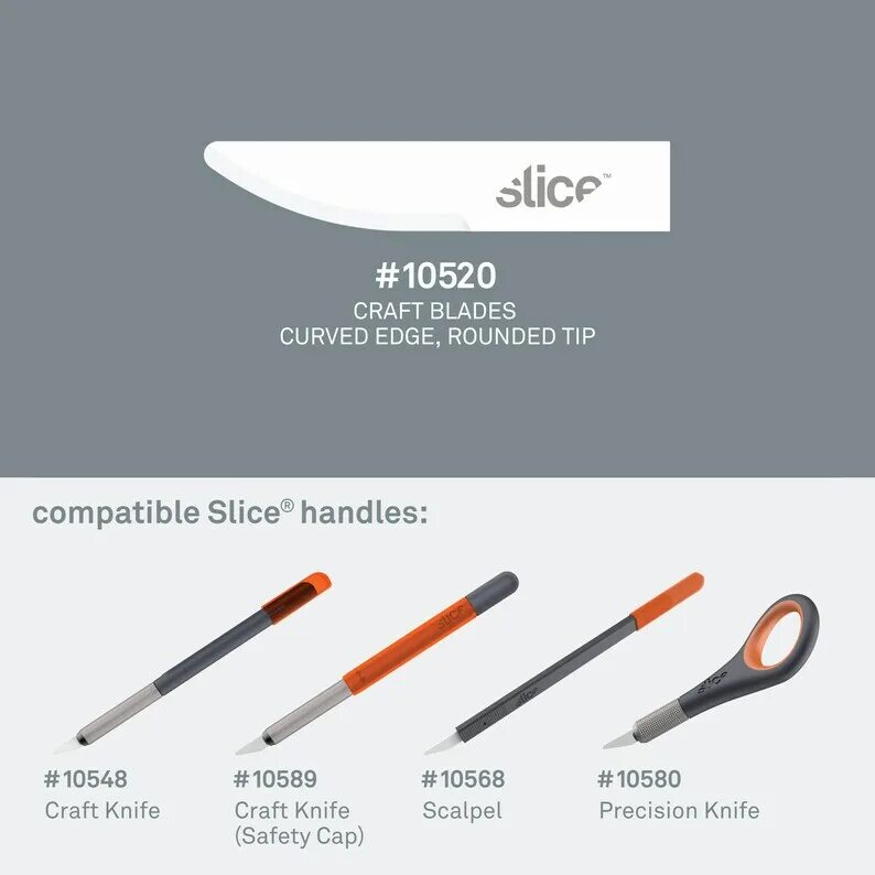 Edging round. Slice Ceramic Pen Cutter SL-10513. Craft Knife. Pointed Tip. Slicing, straight.