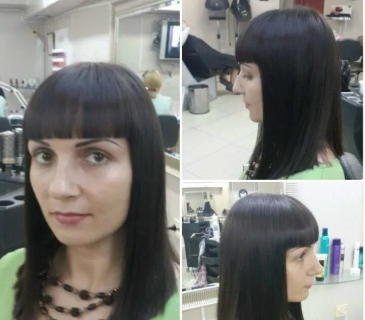 Как выпрямить челку без. Кератирование челки. кератиновое выпрямление челки. выпрямление челки. ботокс на челку.