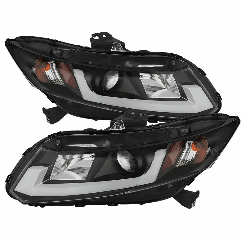 Led фары Honda Civic 4d. Honda Civic 7 оптика DRL. Honda Civic 04-05 оптика DRL. Оптика Хонда Цивик 4д.