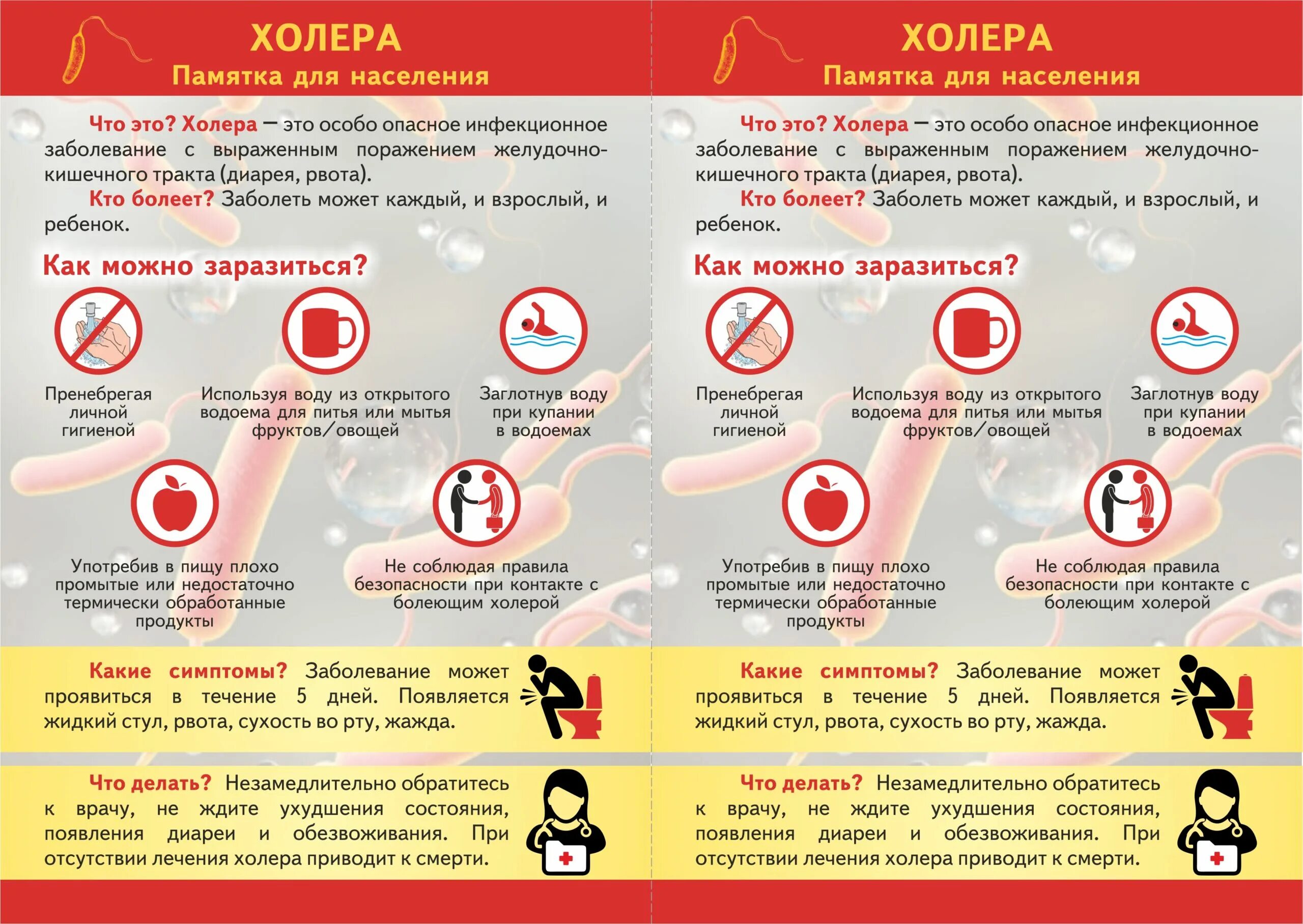 Инфекционные заболевания рвота. Холера симптомы заболевания. Профилактика холеры. Холера памятка для населения.