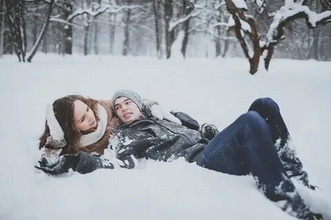 Они зимой