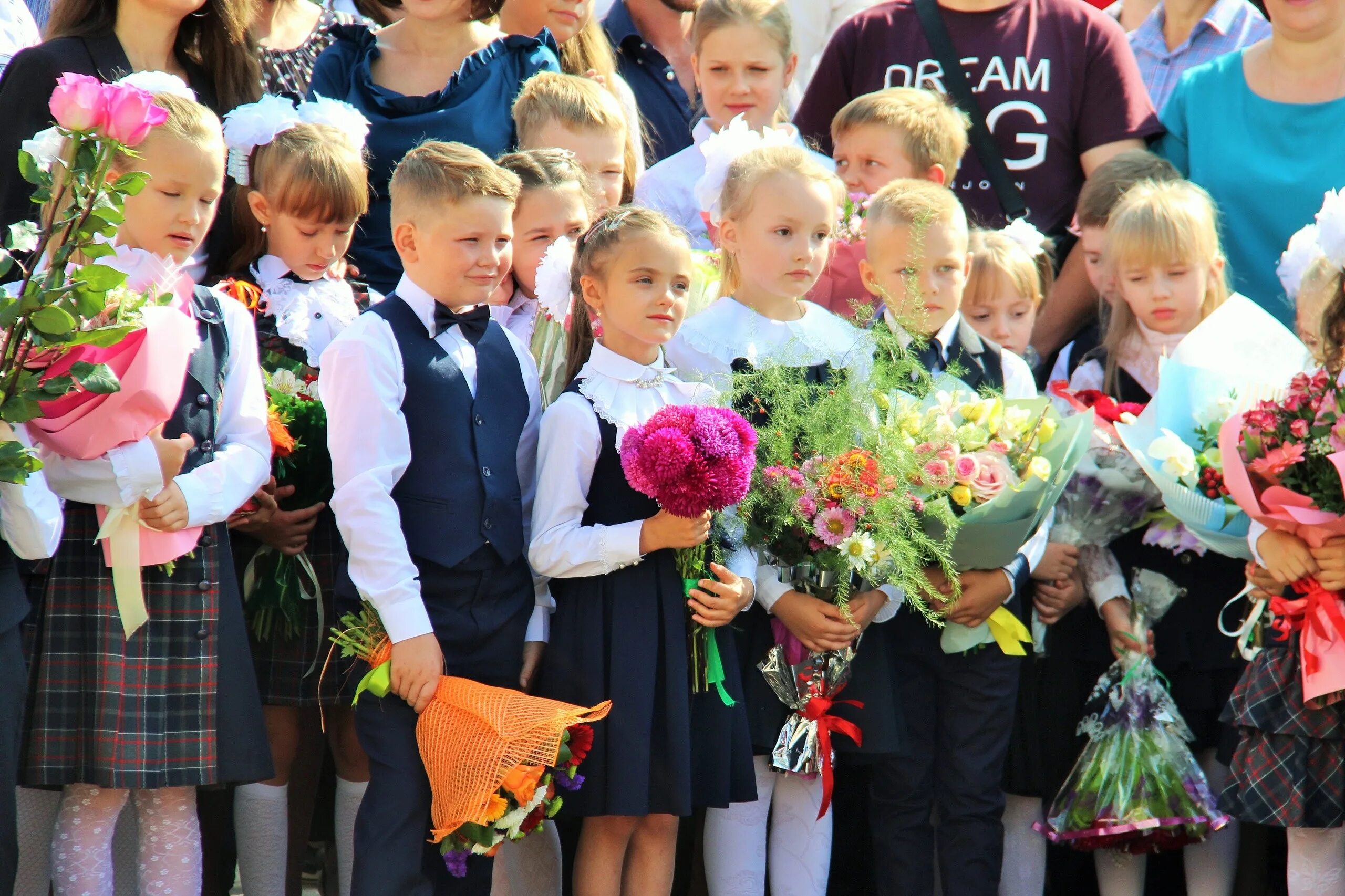 Сколько дней прошло с 1 сентября 2015. Линейка в школе. Первоклассники на линейке. 1 Сентября линейка в школе. Школьники на линейке.