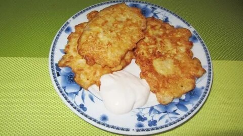 Оладьи из капусты и манки