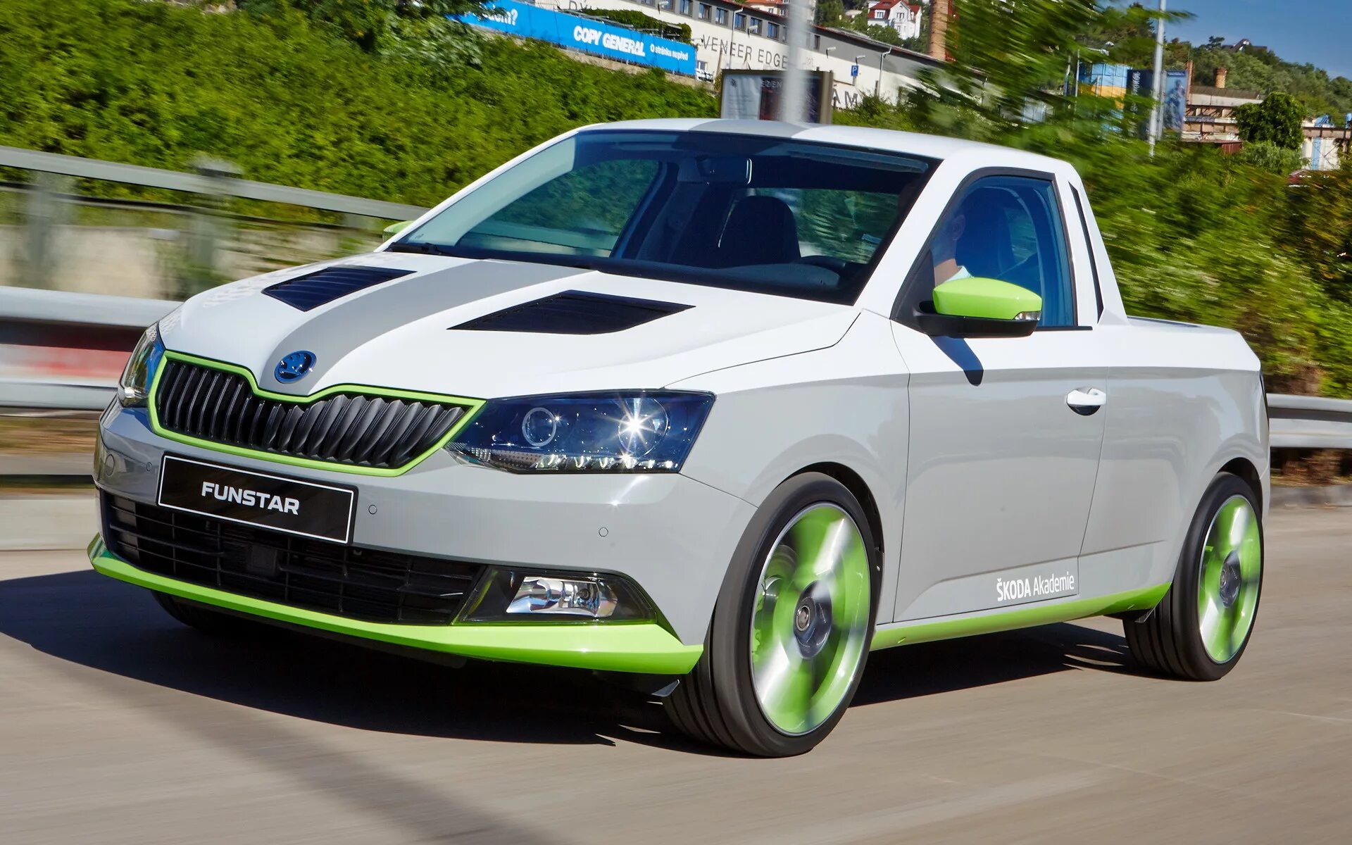 Шкода машина страна. Шкода Funstar. Шкода Рапид. Шкода Фабия пикап. Skoda Fabia Skoda Rapid.