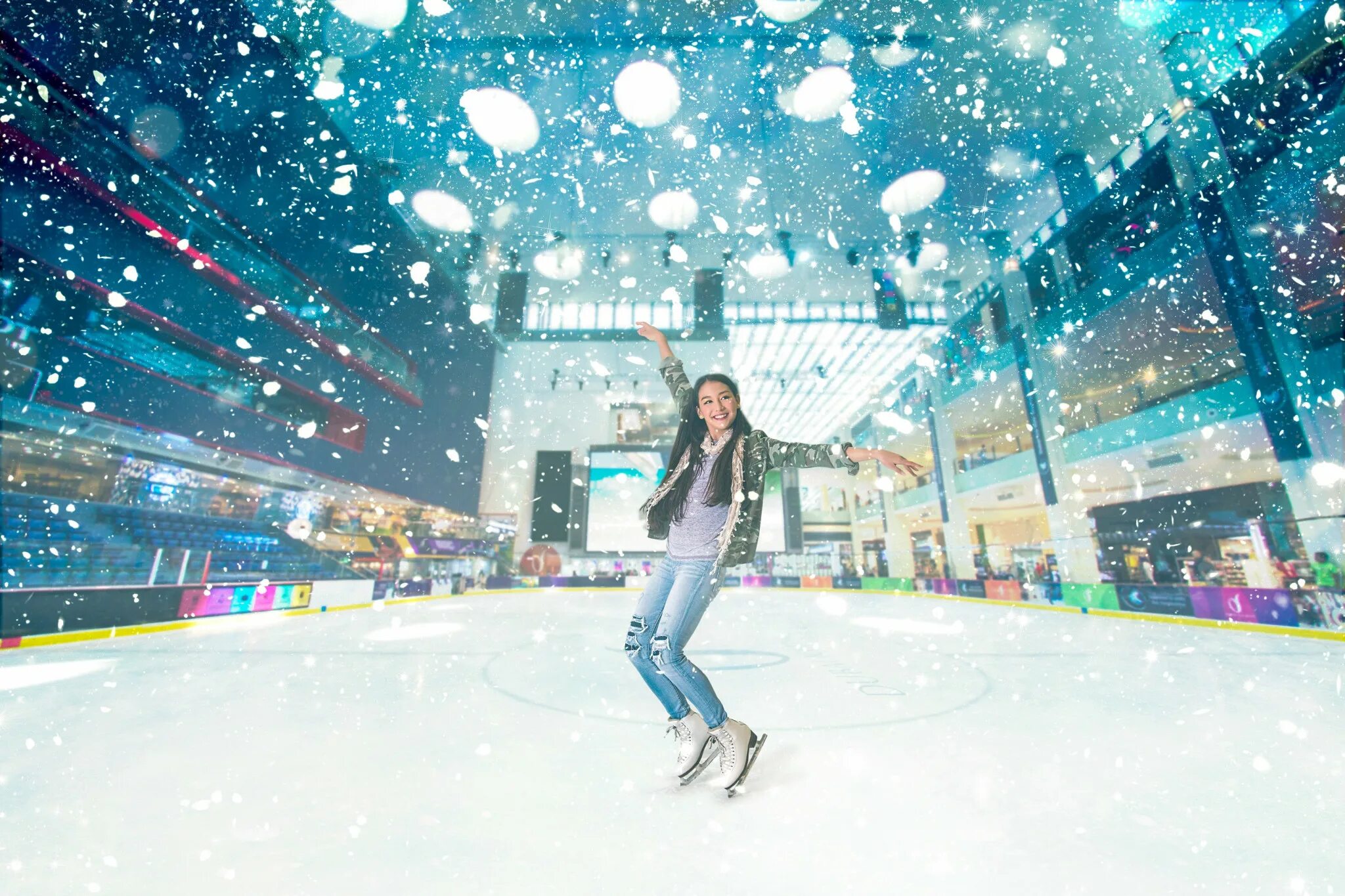 Ice Rink каток. Каток в Дубае. Дубай Молл каток. Айс ринк Дубай.