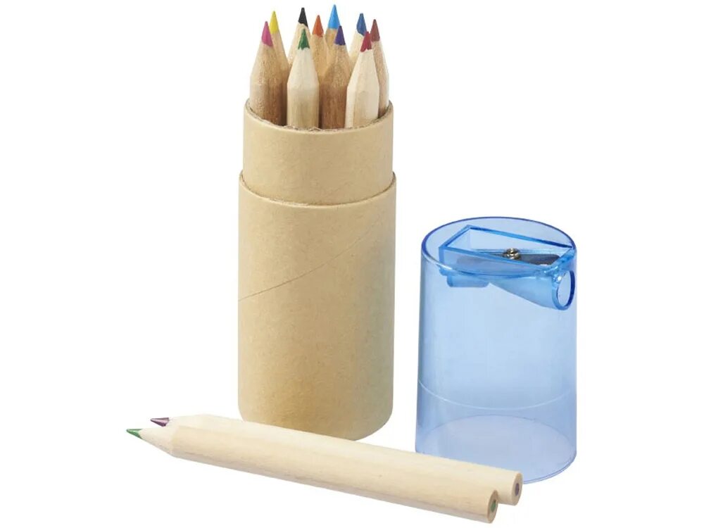 Коробка с карандашами. Тубус для карандашей. Набор карандашей. Набор карандашей в тубусе.