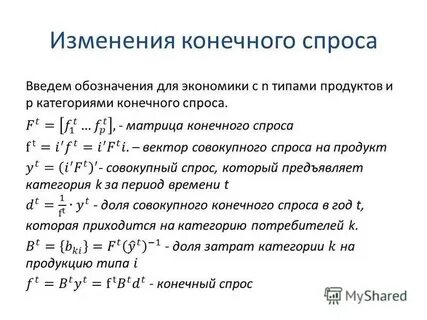 Конечный спрос