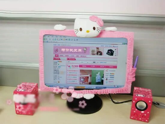 Компьютер hello kitty. Компьютер hello kitty