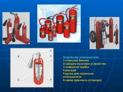 Пусковое устройство огнетушителя