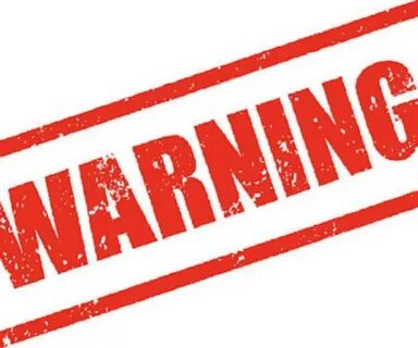 Warning exception