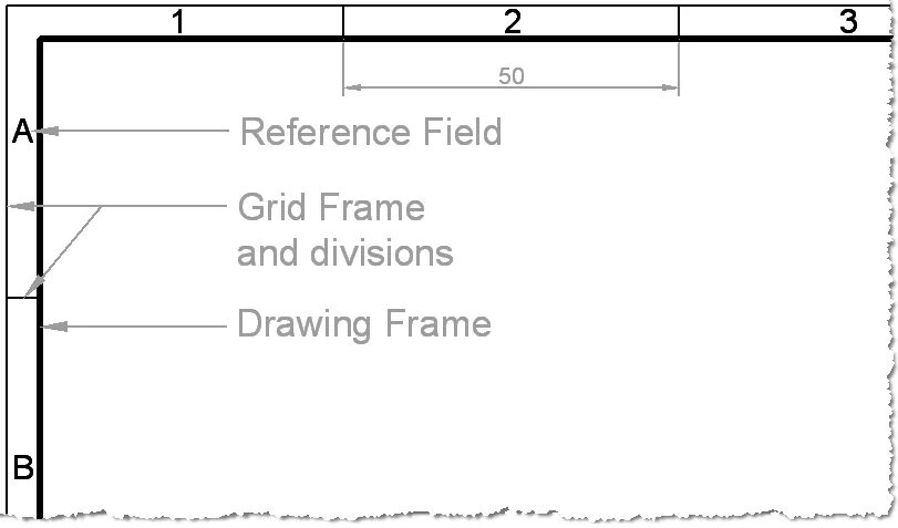 ISO шаблон. Стандартная рамка ISO. ИСО рамка для чертежа. ISO drawing frame. Reference field