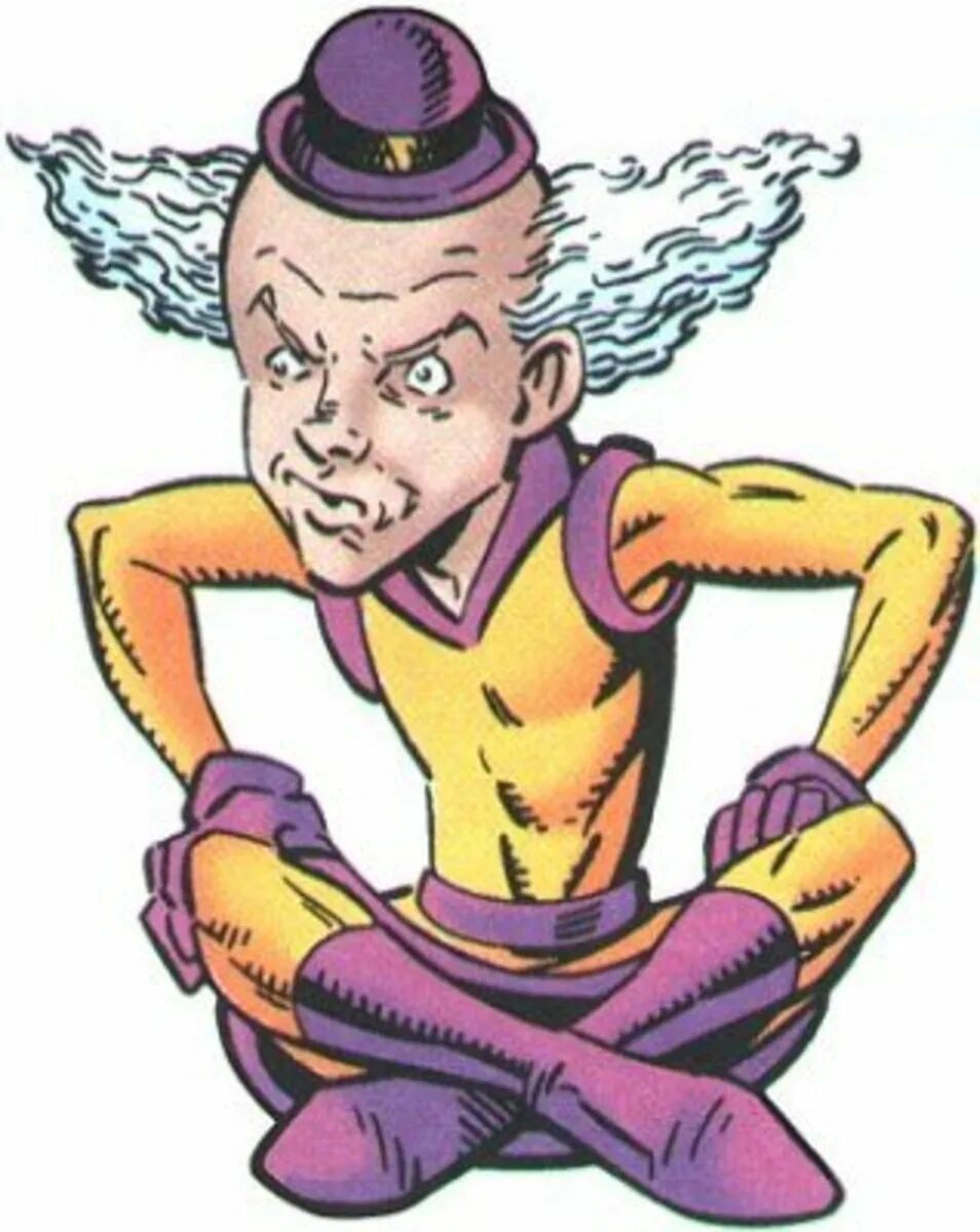 Мистер ще. Мистер Миксиспитлик DC. Мистер Мксизптлк. Mr Mxyzptlk DC. Mxyzptlk арт.