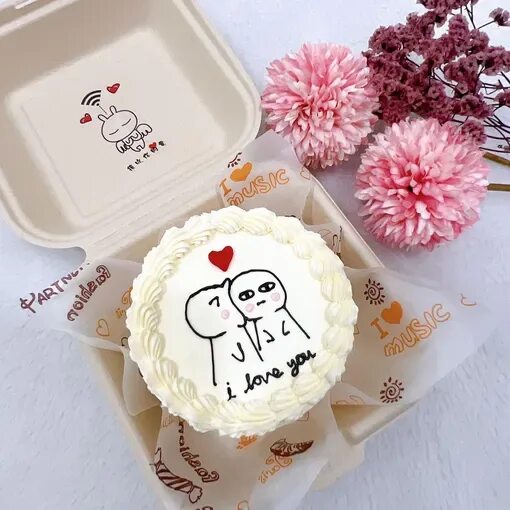 Бенто торт на годовщину - CoffeePapa.ru