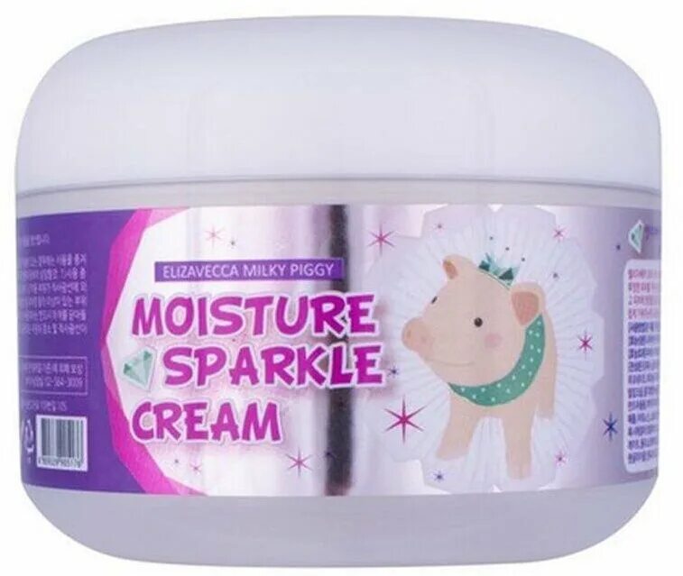 Elizavecca, milky piggy moisture sparkle cream, увлажняющий крем для лица с эффектом сияния. Elizavecca moisture sparkle cream. крем moisture sparkle cream. Milky piggy крем moisture sparkle cream. [elizavecca] крем д/лица увлажняющий сияние moisture sparkle cream, 100 гр.