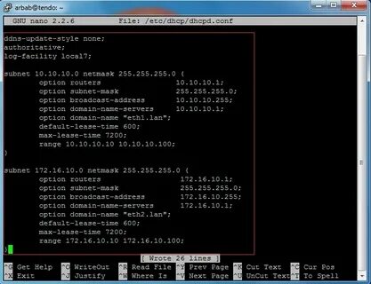 Dhcp linux