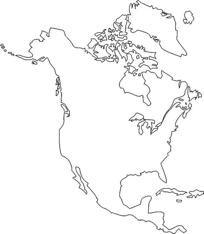 Северные материки природные зоны контурная карта. Контур материка Северная Америка. Северная Америка материк контурная карта. Контуры материков Северная Америка. Контур карты Северной Америки.
