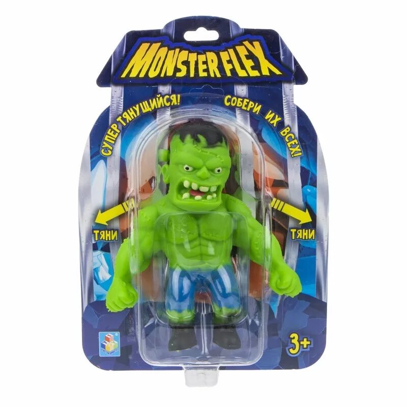 Monster Flex 1toy. Игрушка тянучка монстр Флекс. Фигурка 1 Toy Monster Flex. Игрушка Франкенштейн монстр Флекс.