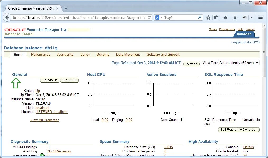 Oracle 11g. Oracle oem. oracle enterprise manager. oracle db.