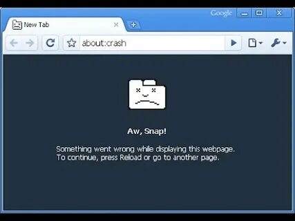 Tab crash